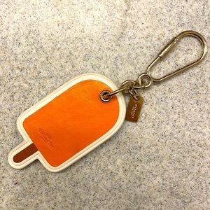 Coach popsicle key chain.